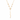 CZ Lariat Necklace